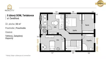 ZĽAVA - 15.000 € - 5 izbový dom s BAZÉNOM v Teriakovciach - 7