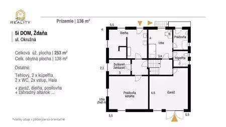 Zaujímavý, neštandardný 5i Dom v centre Ždane na 790 m² pozemku - 11