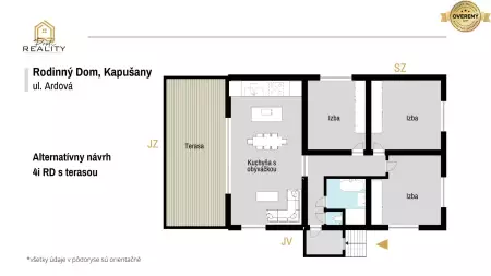 Kapušany - Veľkorysý pozemok 1430 m² pre 2-4 RD s pôvodným domom. - 13