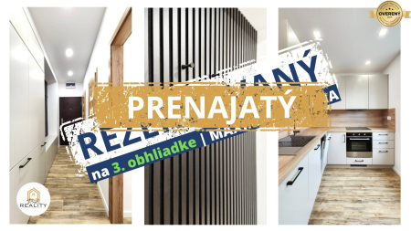 PRENAJATÝ | Moderný, 2i byt s balkónom v CENTRE Prešova