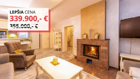 ZĽAVA - 15.000 € - 5 izbový dom s BAZÉNOM v Teriakovciach