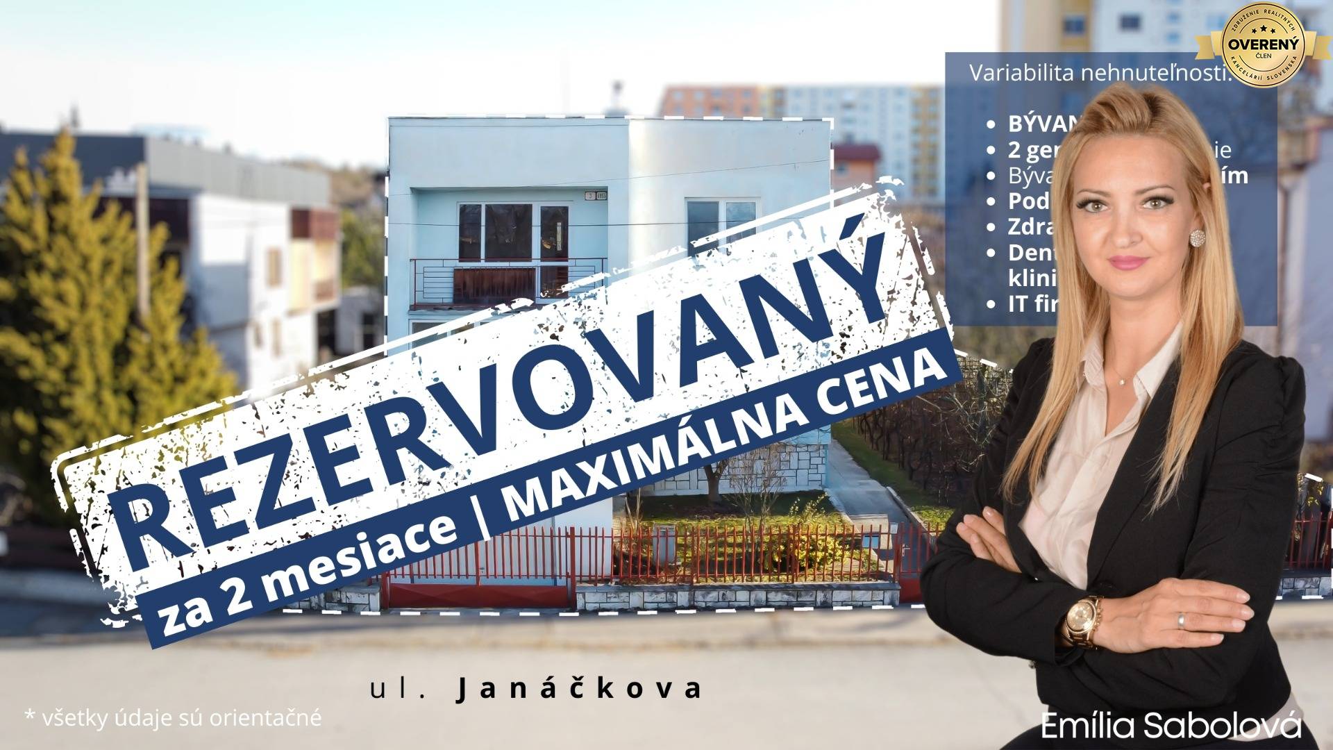 PREDANÝ-Trojpodlažný rodinný dom s podnikateľským potenciálom