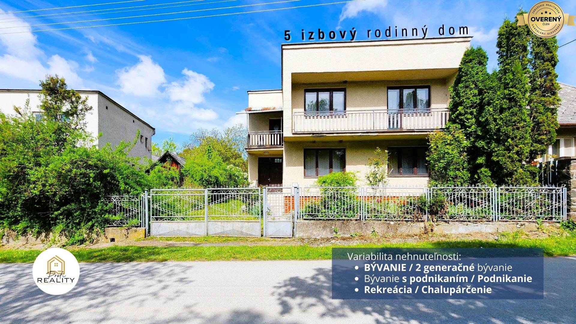 Rankovce - Veľký pozemok 4147 m², k tomu pôvodný RD zadarmo