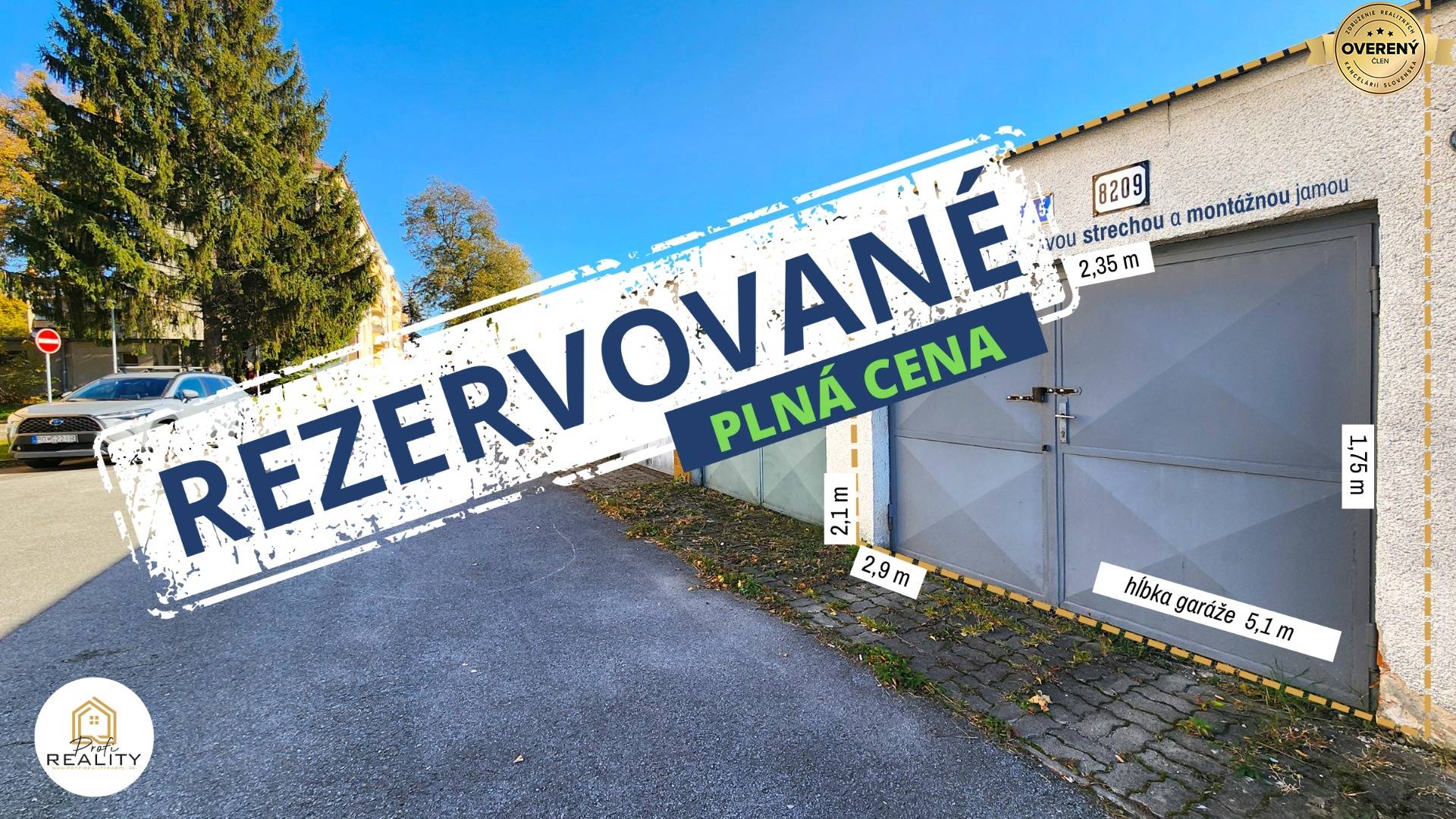 PREDANÉ | Garáž v centre Prešova, Plzenská